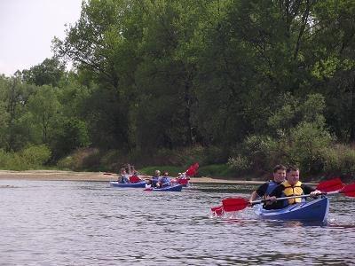 Spływ kajakowy rzeką Skawą