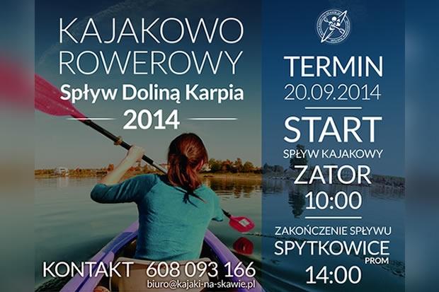 Kajakowo-Rowerowy Spływ Doliną Karpia