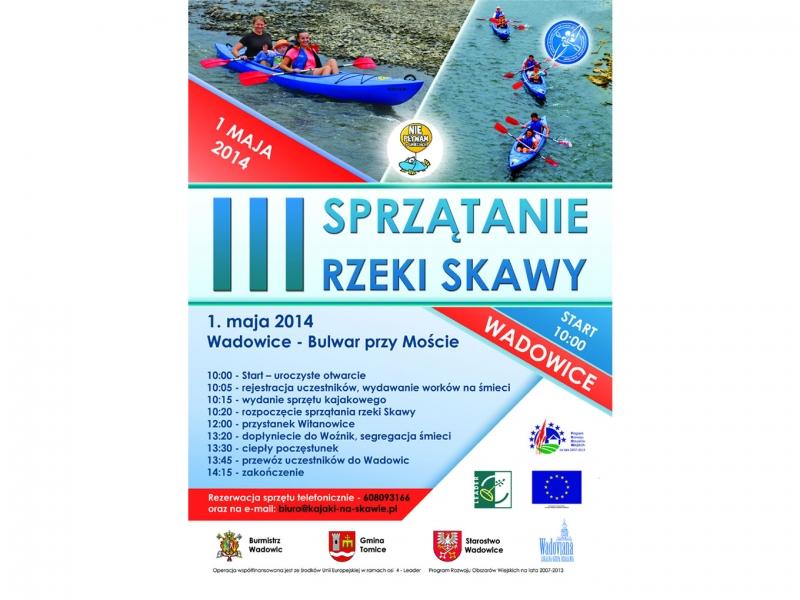 III Sprzątanie rzeki Skawy